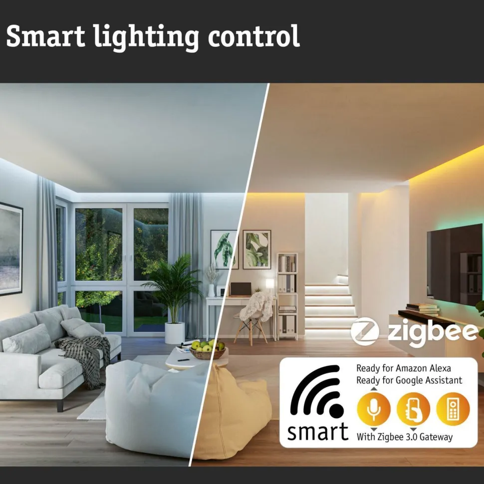 LED-terassivalaisin Paulmann Plug & Shine Floor, Smart Home Zigbee 3.0, IP67, RGBW+, 2W, rst