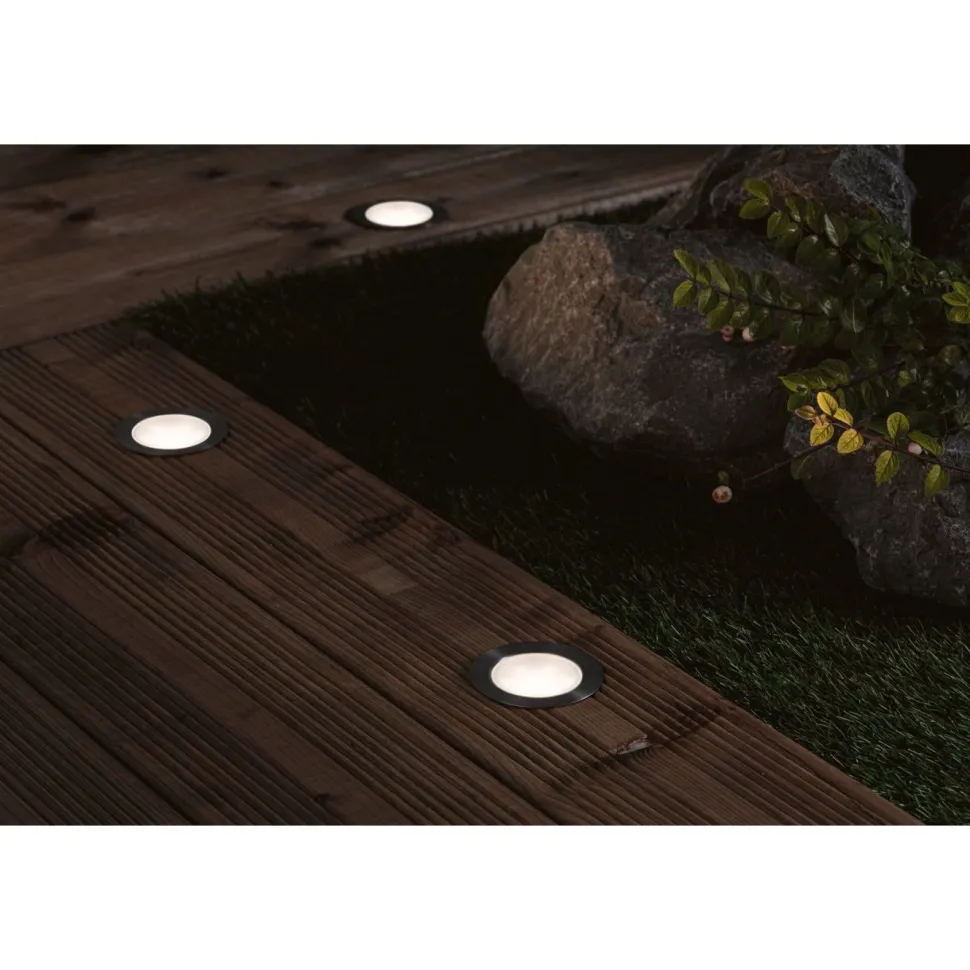 LED-terassivalaisin Paulmann Plug & Shine Floor, Smart Home Zigbee 3.0, IP67, RGBW+, 2W, rst
