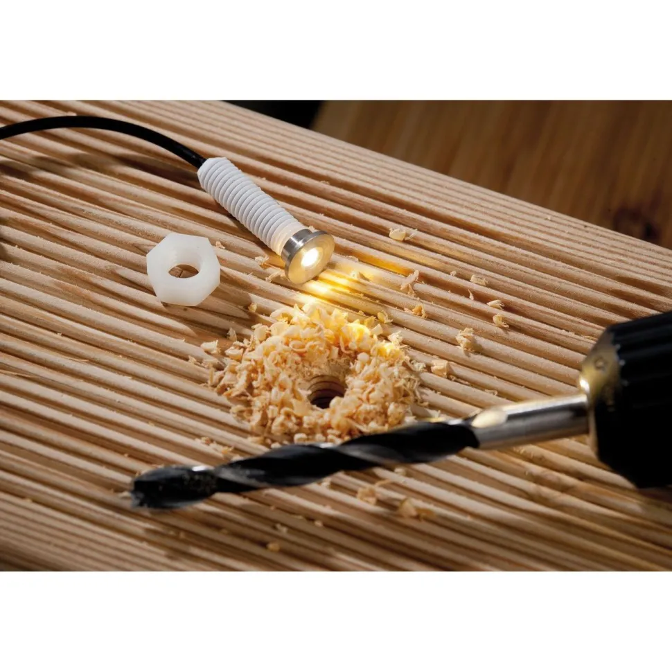 LED-terassivalaisinsarja Paulmann Plug & Shine MicroPen II, 5-osainen, IP67, 3000K, hopea