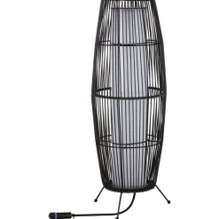 LED-ulkovalaisin Paulmann Plug & Shine Basket, 60cm, IP44, 3000K, ruskea