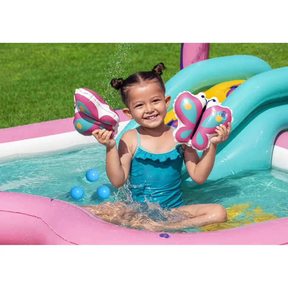 Leikkiallas Bestway Butterfly Wonder, 1.80m x 1.80m x 1.17m