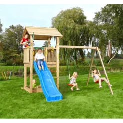 Leikkikeskus Jungle Gym Casa ja Swing Module X'tra sis. liukumäen