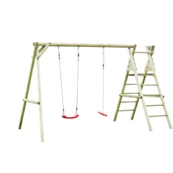 Leikkiteline Palmako Holger sis. 2 keinua + kiipeilyteline