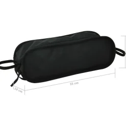 Leirituolit 2 kpl taitettava + kantolaukku 54x50x65 cm alumiini