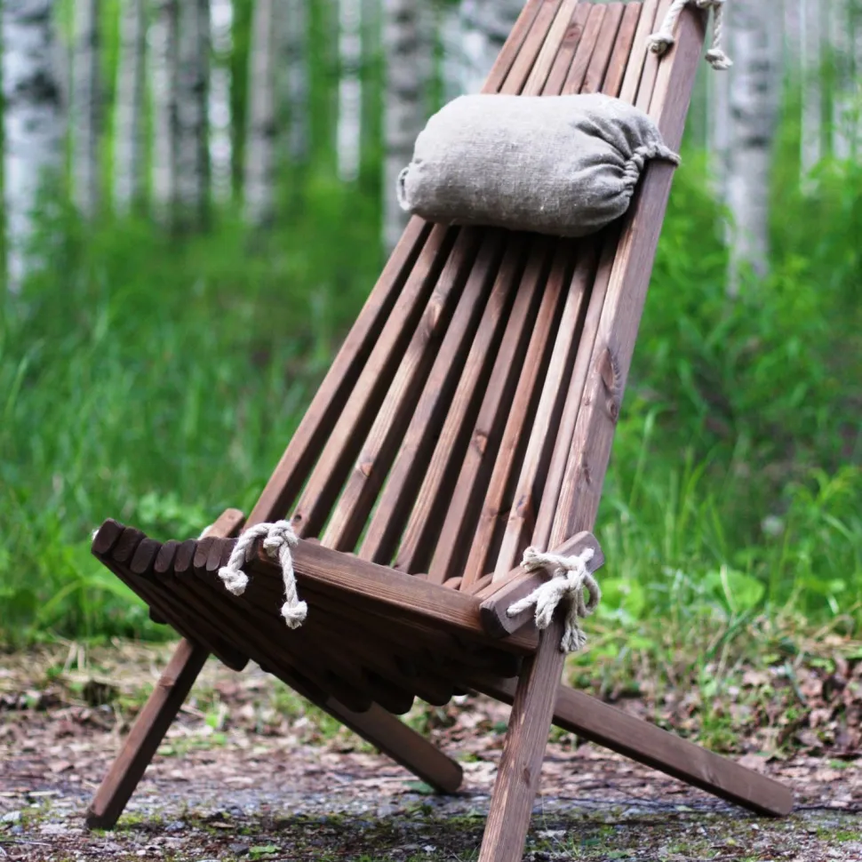 Lepotuoli EcoFurn Ekotuoli mänty ruskea