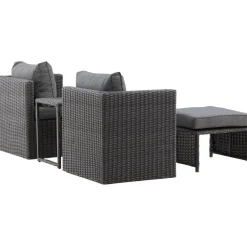 Lepotuolisetti Venture Home Quad harmaa