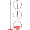 Levykeinu 200 cm punainen
