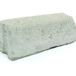 Liimattava madalluskivi Rudus 16>12 cm oikea 390x130 mm sileä harmaa