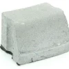 Liimattava reunakivi Rudus kaarre R1000 kupera 195x130x120 mm sileä harmaa