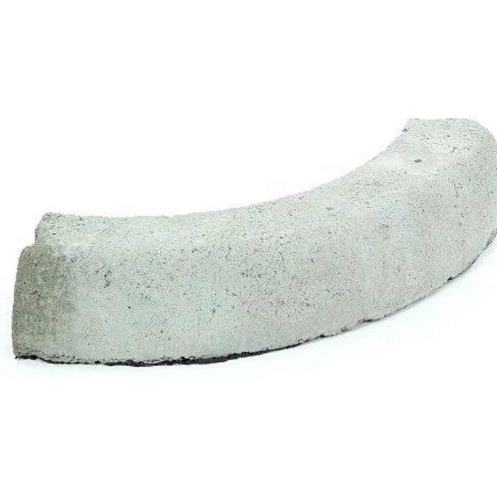 Liimattava reunakivi Rudus kaarre R500 kupera 500x130x120 mm sileä harmaa