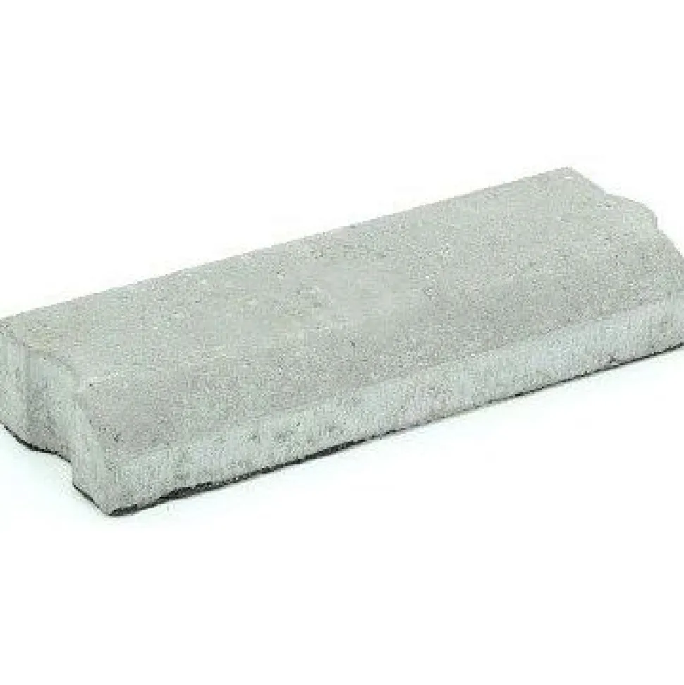 Liimattava reunakivi Rudus suora 390x130x60 mm sileä harmaa