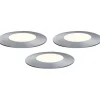 Lisäsarja Paulmann Plug & Shine Mini maavalaisimille Ø55mm 3-osainen teräs