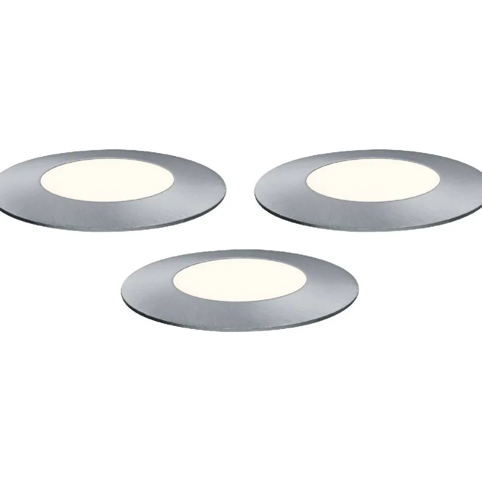 Lisäsarja Paulmann Plug & Shine Mini maavalaisimille Ø55mm 3-osainen teräs