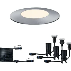 Lisäsarja Paulmann Plug & Shine Mini maavalaisimille Ø55mm 3-osainen teräs