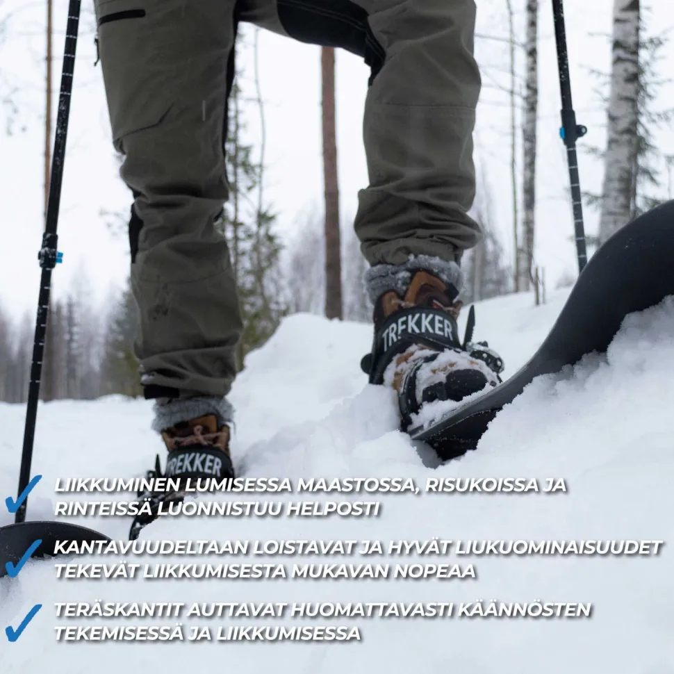 Liukulumikengät Trekker 120cm