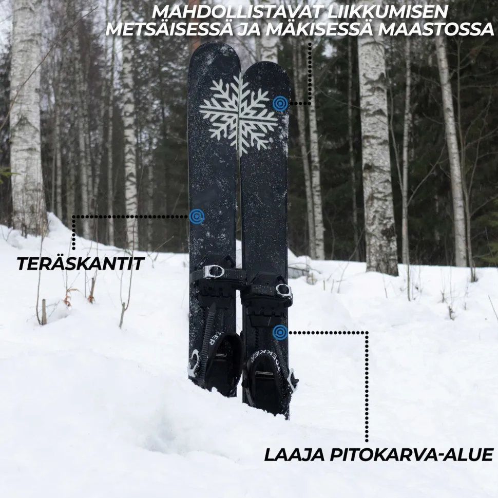Liukulumikengät Trekker 120cm
