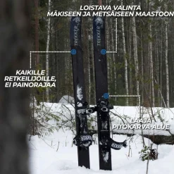 Liukulumikengät Trekker 160cm