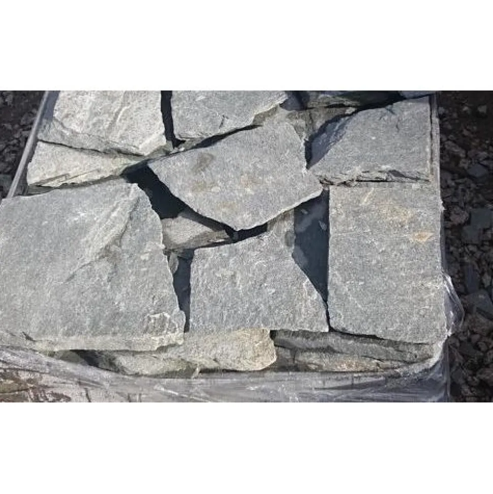 Liuskekivisetti Kavalan Harmaa 3-5cm Majakivi 10m²