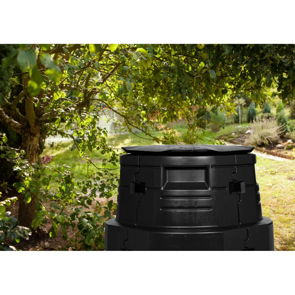 Lämminkomposti Greenline Master 375 L -15°C musta