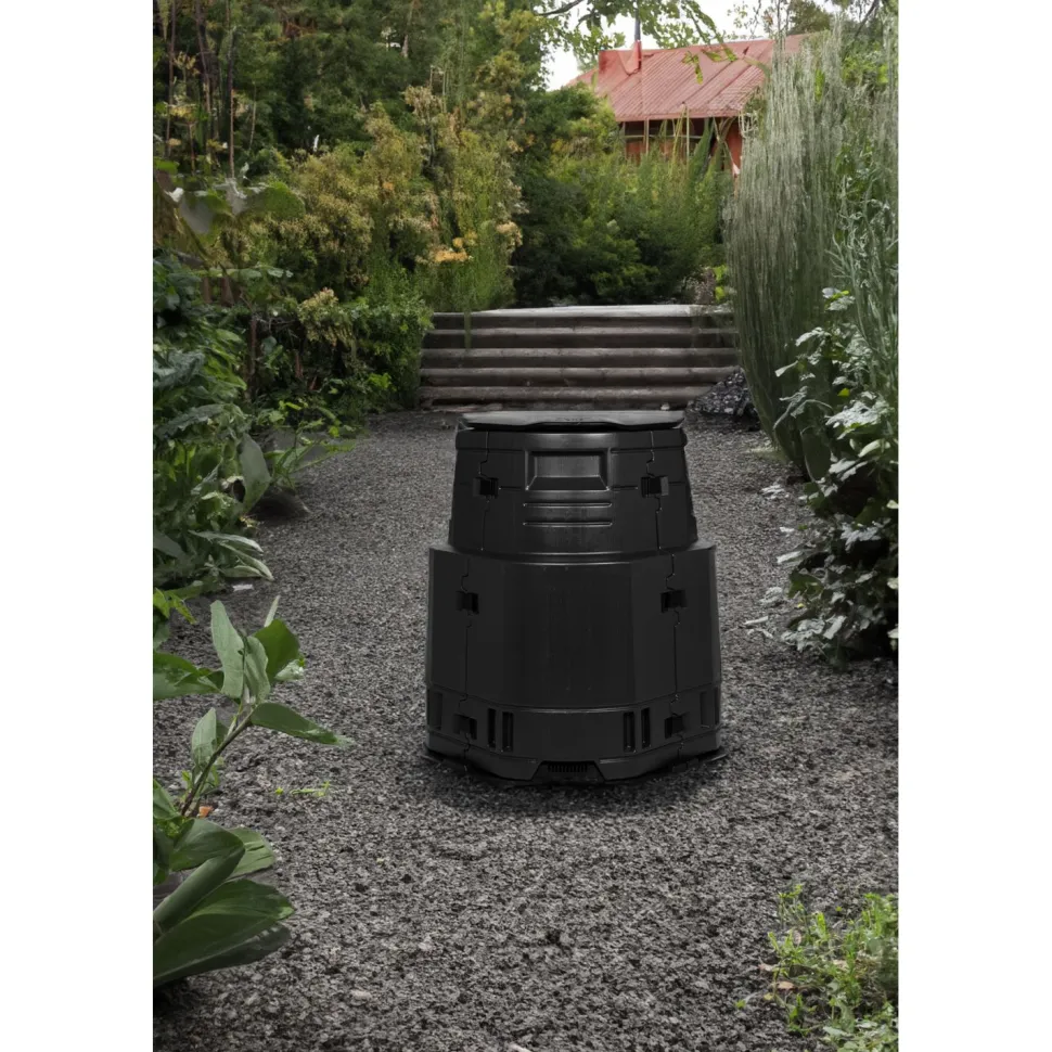 Lämminkomposti Greenline Master 375 L -15°C musta