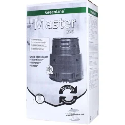 Lämminkomposti Greenline Master 375 L -15°C musta