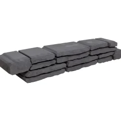 Loimumuurikivi Lakka 360x180x90mm, musta