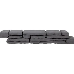 Loimumuurikivi Lakka 360x180x90mm, musta