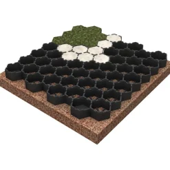 Maaperäkenno Jabo Gardenedge Grid 40, 52x52x4cm