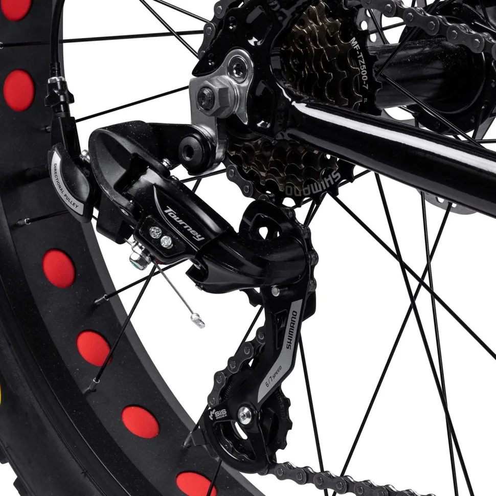Maastopyörä Swoop Fatbike Adventurer, 26x4", 21 vaihdetta, musta