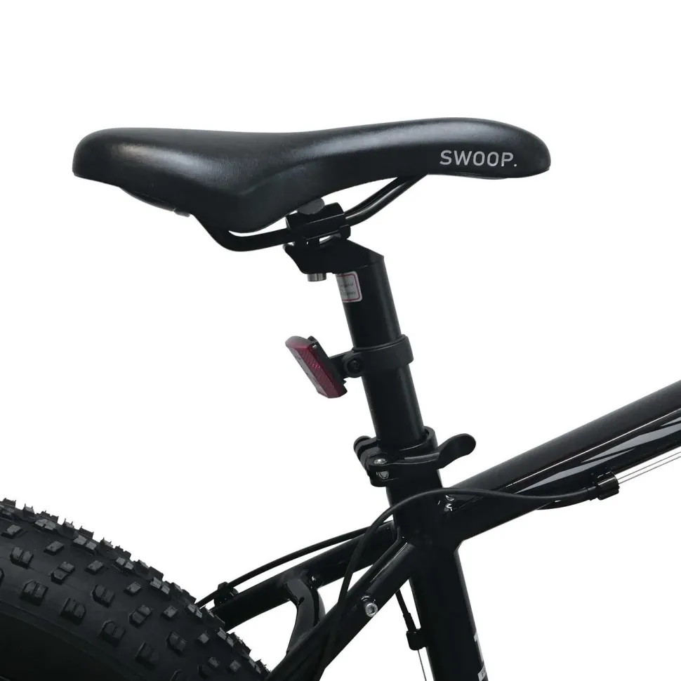 Maastopyörä Swoop Fatbike Adventurer, 26x4", 21 vaihdetta, musta