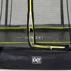 Maatrampoliini Exit Silhouette Ground sis. turvaverkko musta eri kokoja