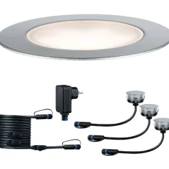 Maavalaisinsarja Paulmann Plug & Shine Ø70mm 3-osainen teräs