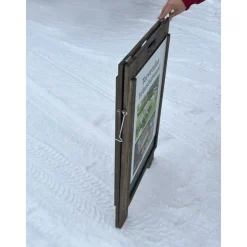 Mainosteline EcoFurn A-Pukki mänty, eri värejä