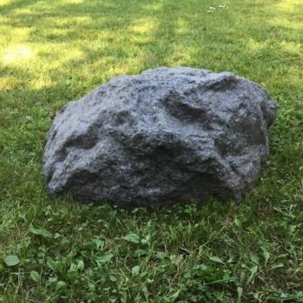 Maisemakivi Taidekivi D-80 Ø80cm harmaa lasikuitua