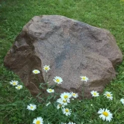 Maisemakivi Taidekivi D-100 Ø100cm punainen lasikuitua