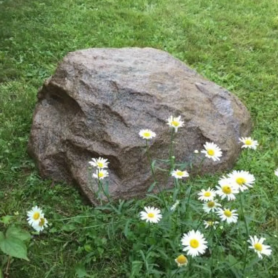 Maisemakivi Taidekivi D-90 Ø90cm punainen lasikuitua