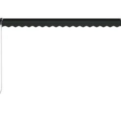 Manuaalisesti sisäänkelattava markiisi 1 300x250 cm sininen/valkoinen