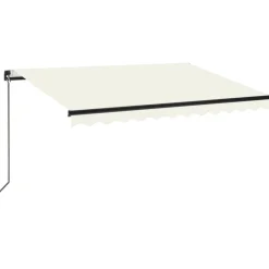 Manuaalisesti sisäänkelattava markiisi 1 300x250 cm sininen/valkoinen