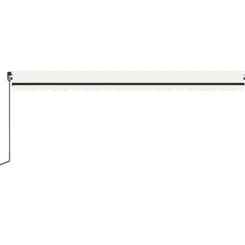 Manuaalisesti sisäänkelattava markiisi 1 300x250 cm sininen/valkoinen