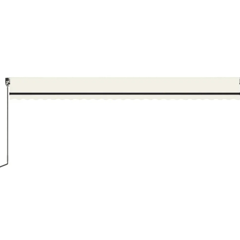 Manuaalisesti sisäänkelattava markiisi 1 300x250 cm sininen/valkoinen