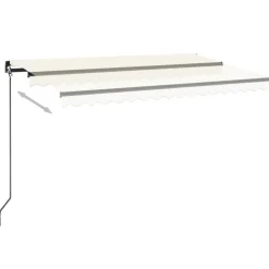 Manuaalisesti sisäänkelattava markiisi 1 300x250 cm sininen/valkoinen