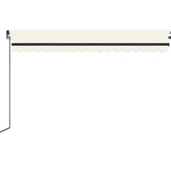 Manuaalisesti sisäänkelattava markiisi 1 300x250 cm sininen/valkoinen