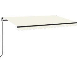 Manuaalisesti sisäänkelattava markiisi 1 300x250 cm sininen/valkoinen