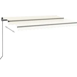 Manuaalisesti sisäänkelattava markiisi 1 300x250 cm sininen/valkoinen