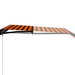 Manuaalisesti sisäänkelattava markiisi 1 300x250 cm sininen/valkoinen