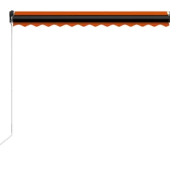 Manuaalisesti sisäänkelattava markiisi 1 300x250 cm sininen/valkoinen