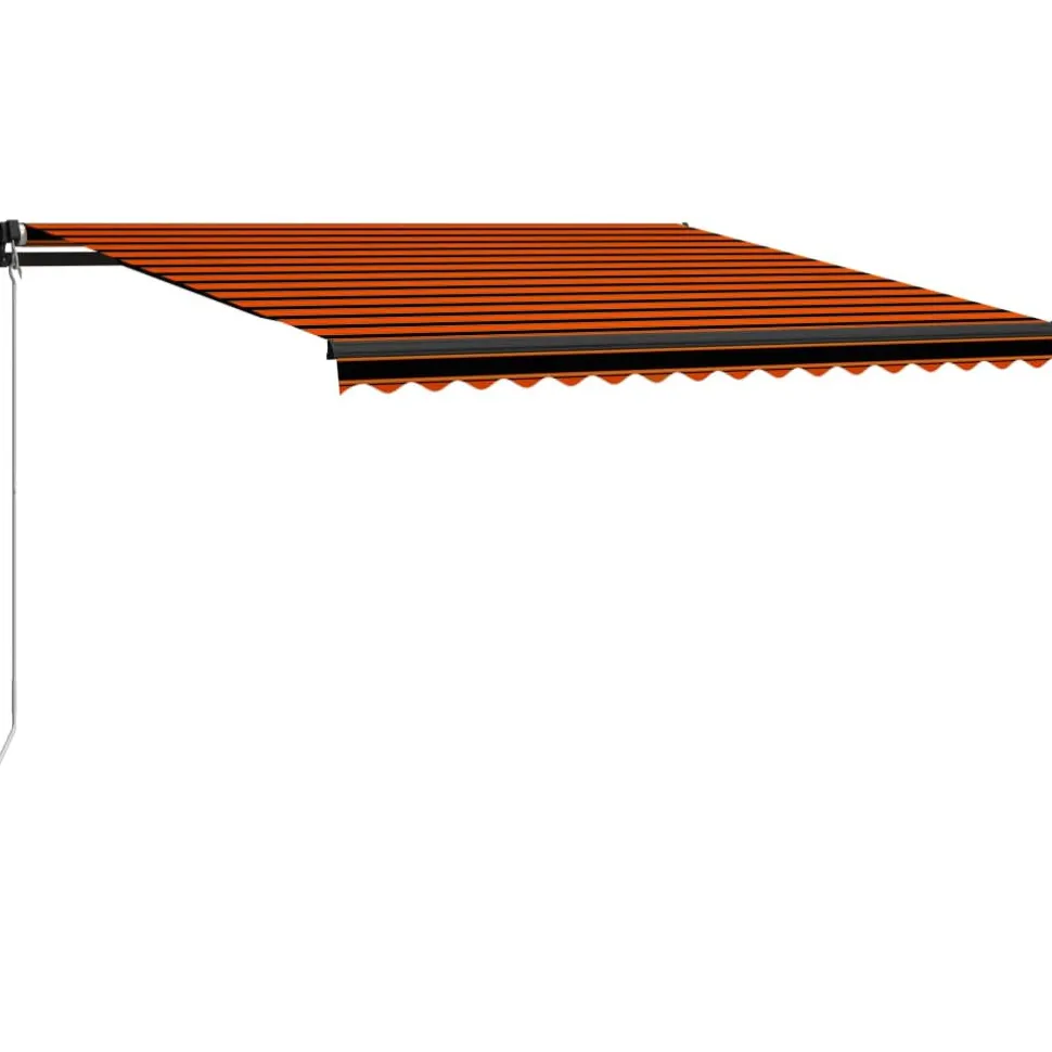 Manuaalisesti sisäänkelattava markiisi 1 300x250 cm sininen/valkoinen
