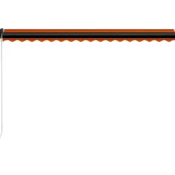 Manuaalisesti sisäänkelattava markiisi 1 300x250 cm sininen/valkoinen