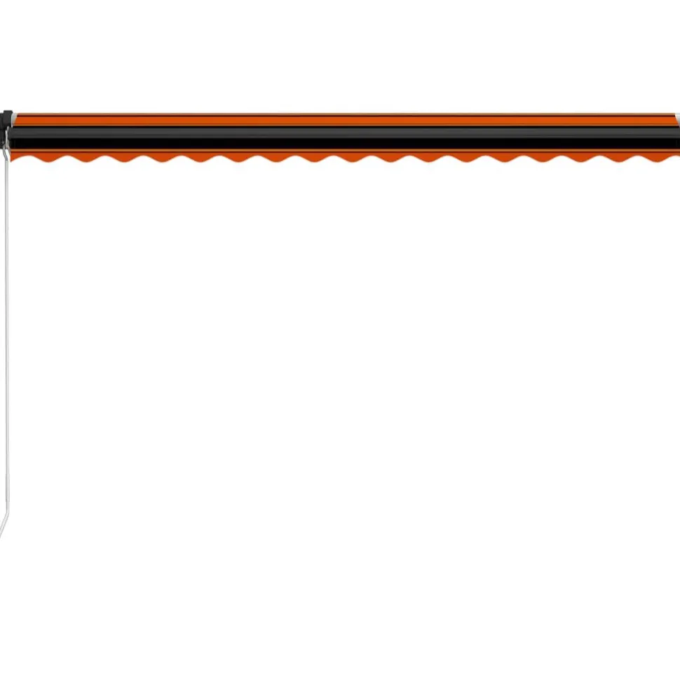 Manuaalisesti sisäänkelattava markiisi 1 300x250 cm sininen/valkoinen
