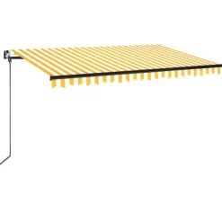 Manuaalisesti sisäänkelattava markiisi 1 300x250 cm sininen/valkoinen